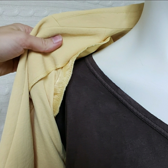 Laura Petities large Womens blazer suit jacket yellow double breast retro - Picture 3 of 12